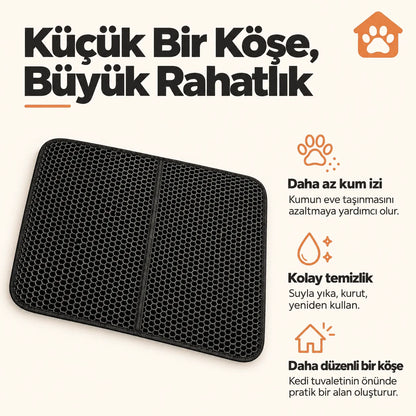 PatiKöşem Elekli Kum Paspası - Temiz Kal!